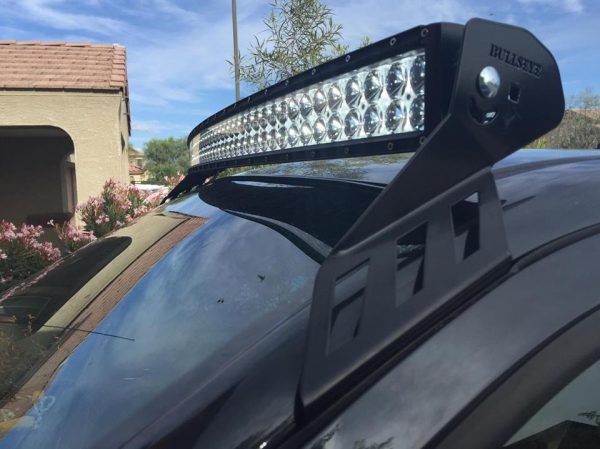 Nissan Navara D40, Pathfinder R51, Frontier - 50" Curved Windscreen Mounting Brackets