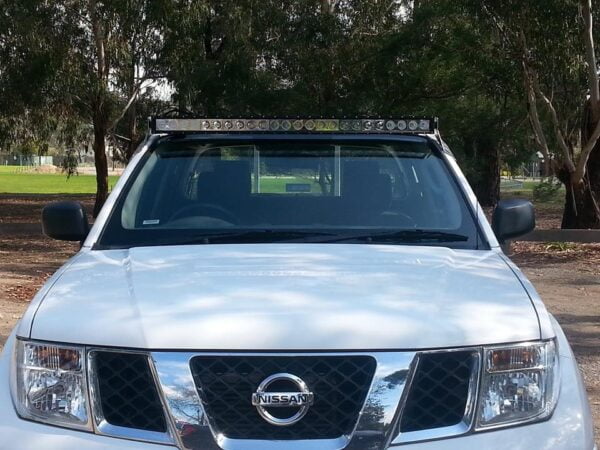 Nissan Navara D40, Pathfinder R51, Frontier - 50" Curved Windscreen Mounting Brackets