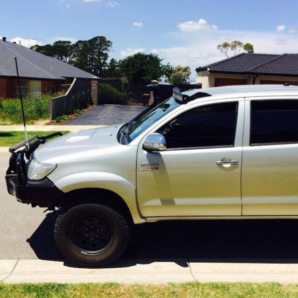 Toyota N70 Hilux Windscreen Mounting Brackets to Suit 50” Curved LED Light Bar - Image 5