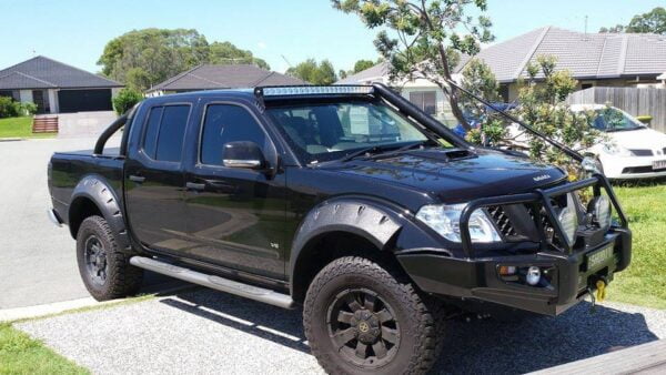 Nissan Navara D40, Pathfinder R51, Frontier - 50" Curved Windscreen Mounting Brackets