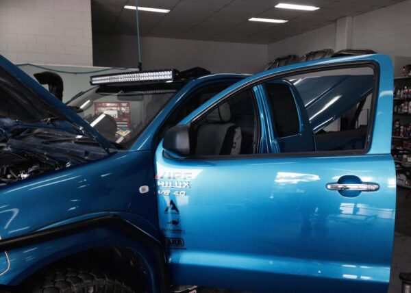 Toyota N70 Hilux Windscreen Mounting Brackets to Suit 50” Curved LED Light Bar