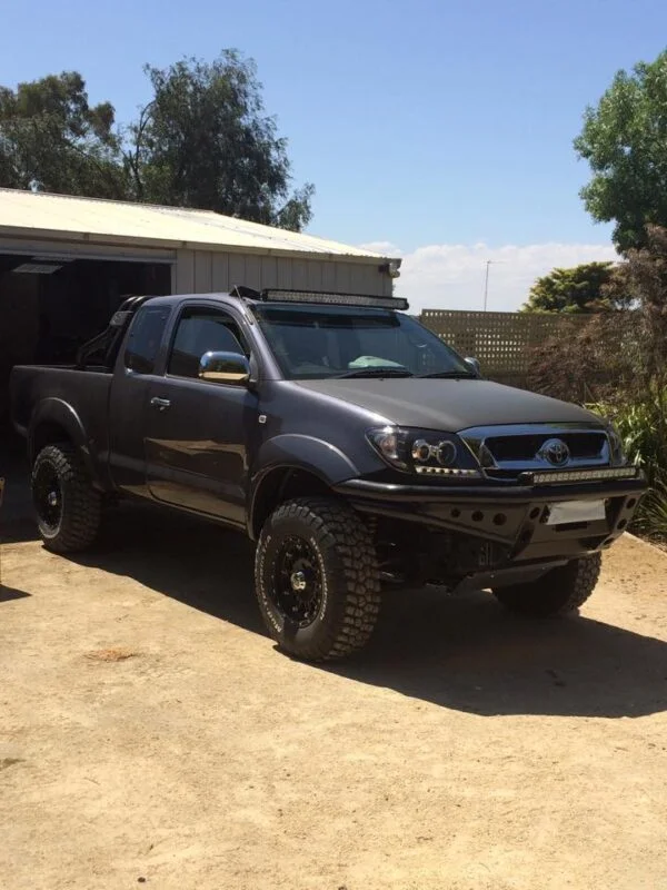 Toyota N70 Hilux Windscreen Mounting Brackets to Suit 50” Curved LED Light Bar