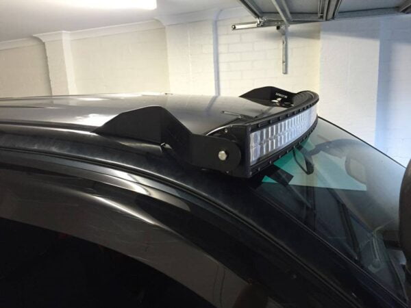 Toyota N70 Hilux Windscreen Mounting Brackets to Suit 50” Curved LED Light Bar