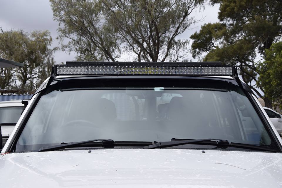 105 series led lightbar screen mount