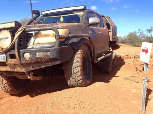 Toyota N70 Hilux Windscreen Mounting Brackets to Suit 50” Curved LED Light Bar