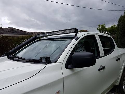 Mitsubishi Triton MQ/MR x Pajero Sport - 50" Curved Windscreen Mounting Brackets