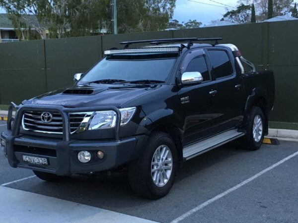 Toyota N70 Hilux Windscreen Mounting Brackets to Suit 50” Curved LED Light Bar
