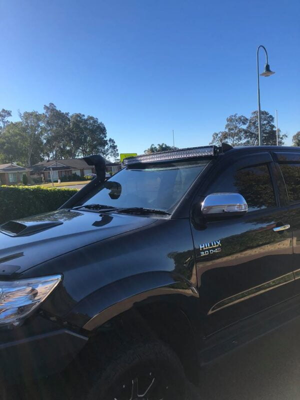 Toyota N70 Hilux Windscreen Mounting Brackets to Suit 50” Curved LED Light Bar