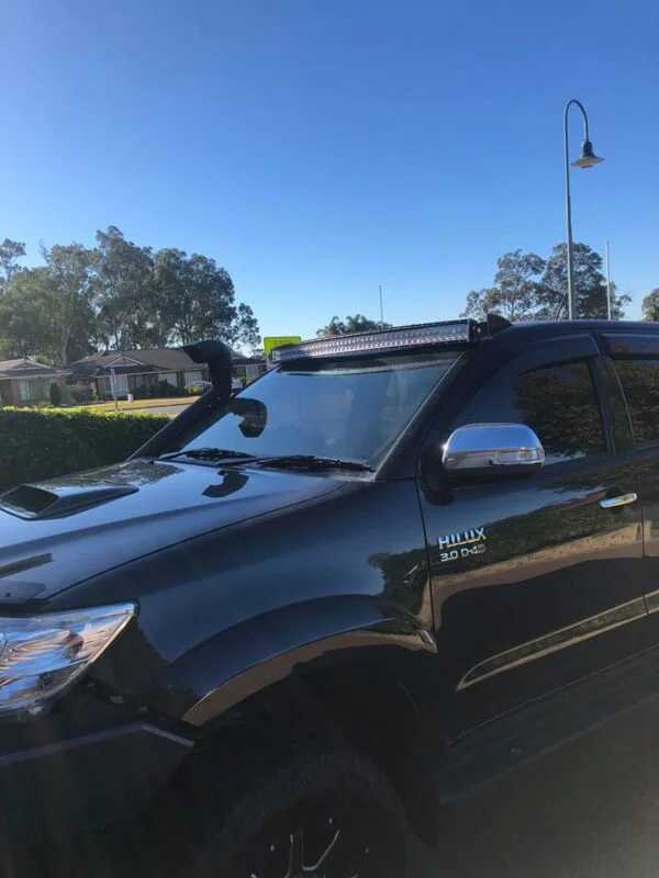 Toyota N70 Hilux Windscreen Mounting Brackets to Suit 50” Curved LED Light Bar