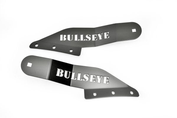 Navara black powder coated brackets