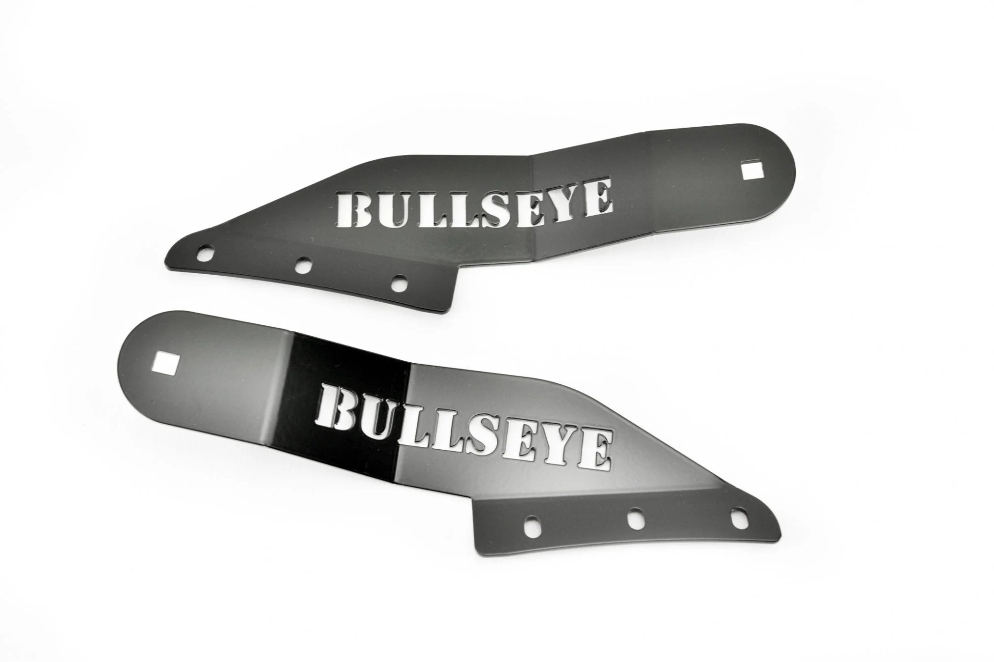 Navara black powder coated brackets
