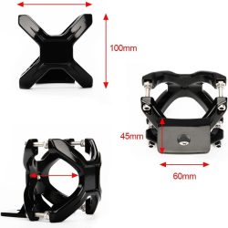 Bull Bar Tube Mounts - X-Type (Pair)