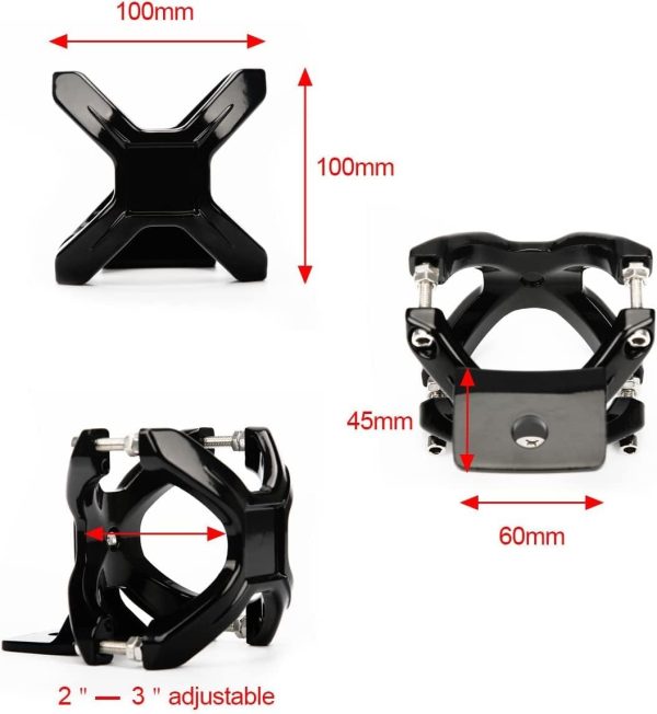 Bull Bar Tube Mounts - X-Type (Pair)