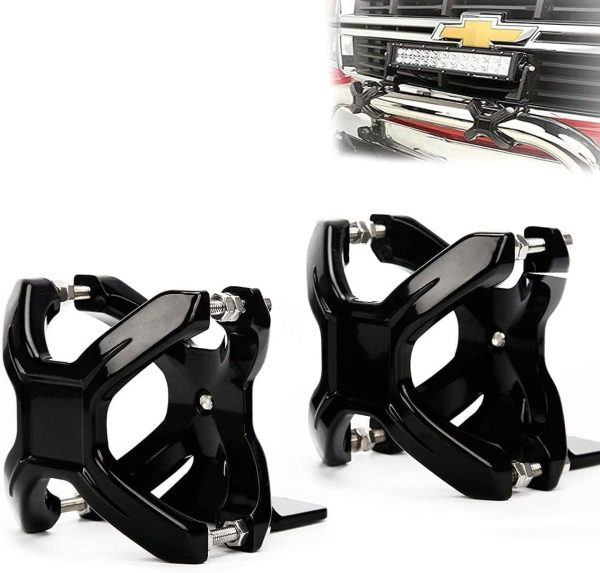 Bull Bar Tube Mounts - X-Type (Pair)