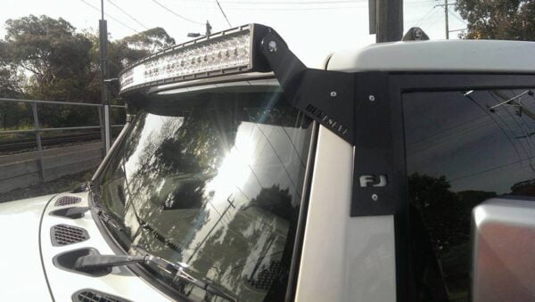 Toyota FJ Cruiser 50" Curved Windscreen Mounting Brackets