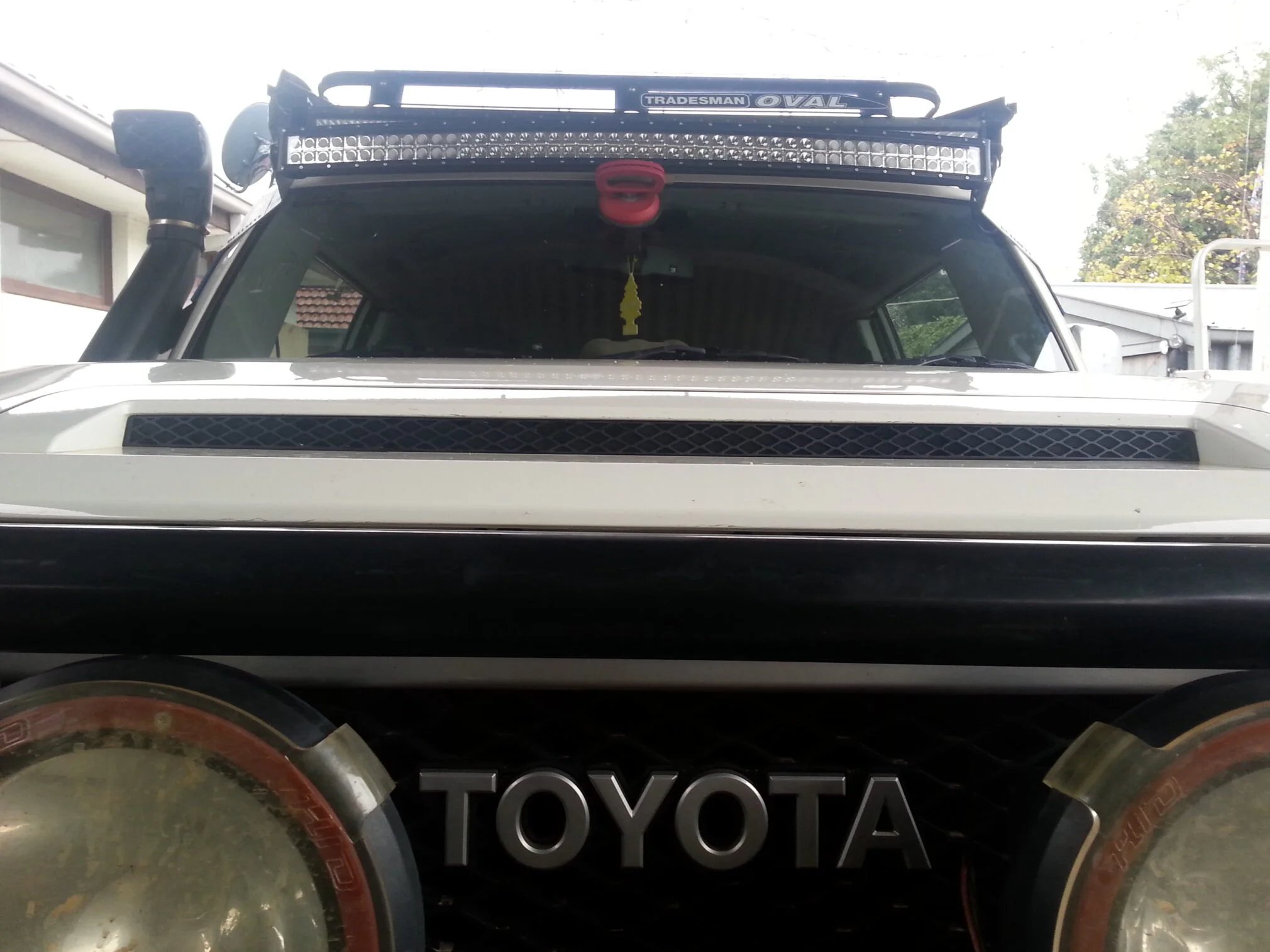 Toyota FJ Cruiser 50" Curved Windscreen Mounting Brackets