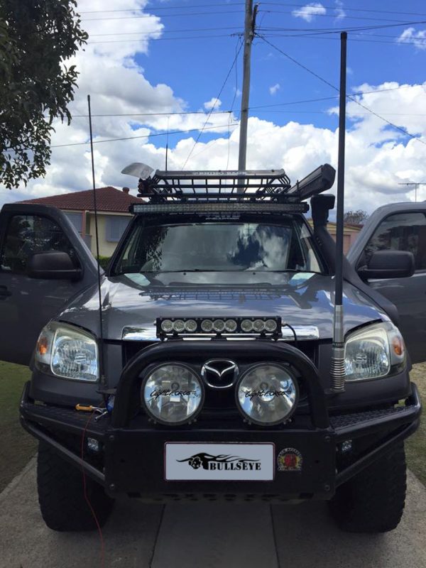 Ford Ranger PK/PJ x Ford Courier and Mazda BT50 x Mazda Bravo - 50" Curved Windscreen Mounts