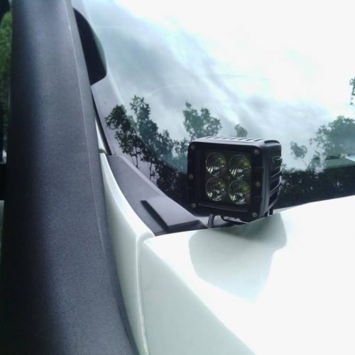 Ford PX Ranger Cowl mount ditch light bonnet mount side lights Pod lights bullseye products lilydale melbourne australia