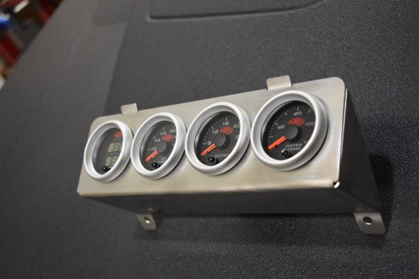 Nissan Patrol GU Gauge Pod Mount - 4x Socket - Stainless (Mount Only) Bullseye Products 4x4 Lilydale Melbourne Australia