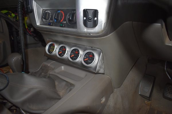 Nissan Patrol GU Lower Dash Panel - 4 x Gauge Sockets (Black) - Image 2