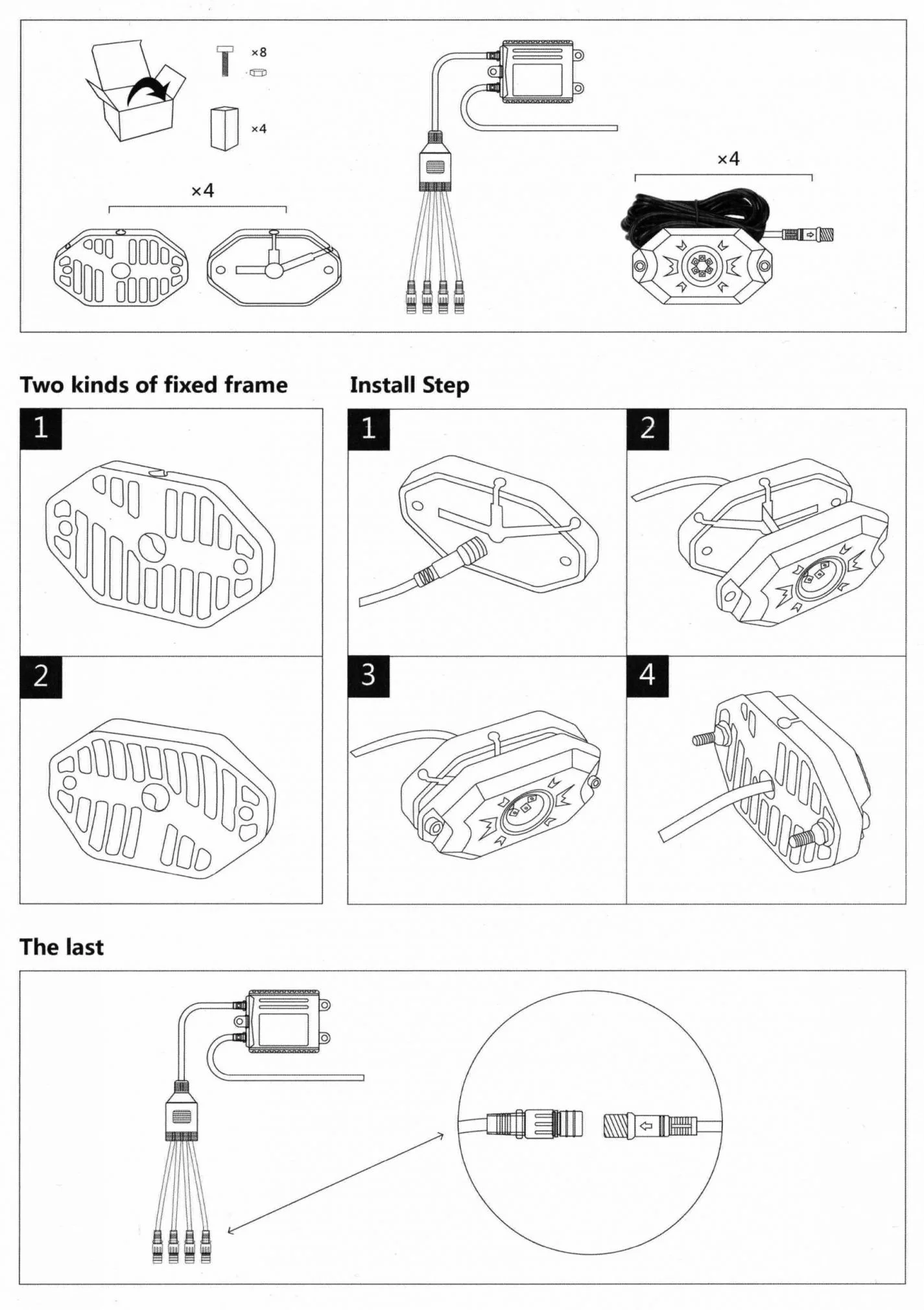 LED rock pod light colour changing Lilydale Melbourne Bullseye Products 4x4
