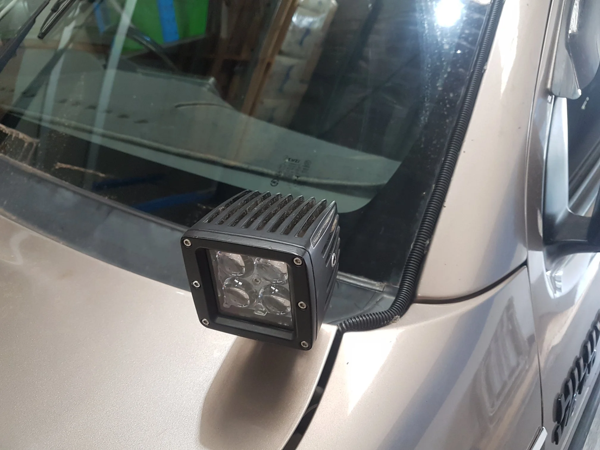 cowl ditch light bonet mount side lights pod lights bullseye products 4x4 cars Lilydale Melbourne Australia LED 20W 4D Square 50000 hours