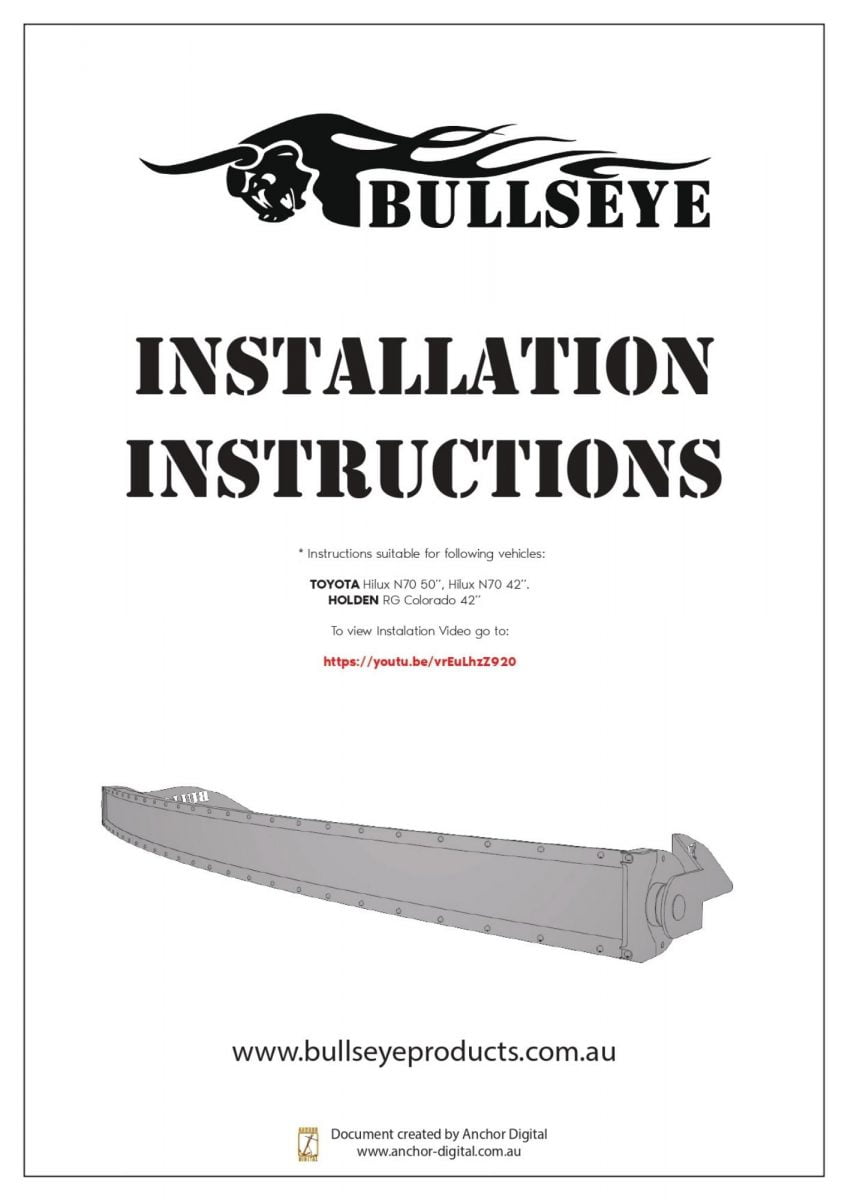 Bullseye instruction
