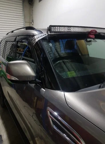 Nissan Patrol Y62 50" Curved Windscreen Mount