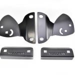 GU MID 50 inch NIssan Patrol Black powder coated brackets image 3