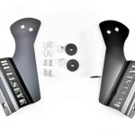 (Black) LDV T60 - 50" Curved Windscreen Mounting Brackets