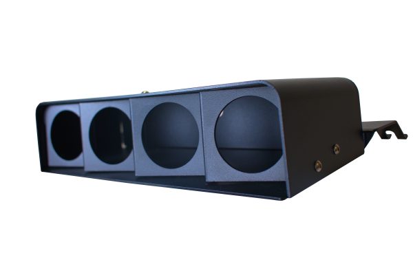 (Black)Nissan Patrol GQ Dash Pod - 2x Gauge Socket and 3x Switch Socket Mount - Image 4