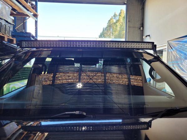 Mercedes X Class 50 inch curved screen Black Brackets image 02