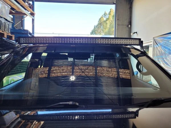 Mercedes X Class 50 inch curved screen Black Brackets image 02