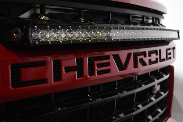 (Brushed Stainless Steel) Chevrolet Silverado 2500 - Grill Mounting Brackets