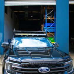 Ford Next Gen Ranger with 550" light bar and roof rack system