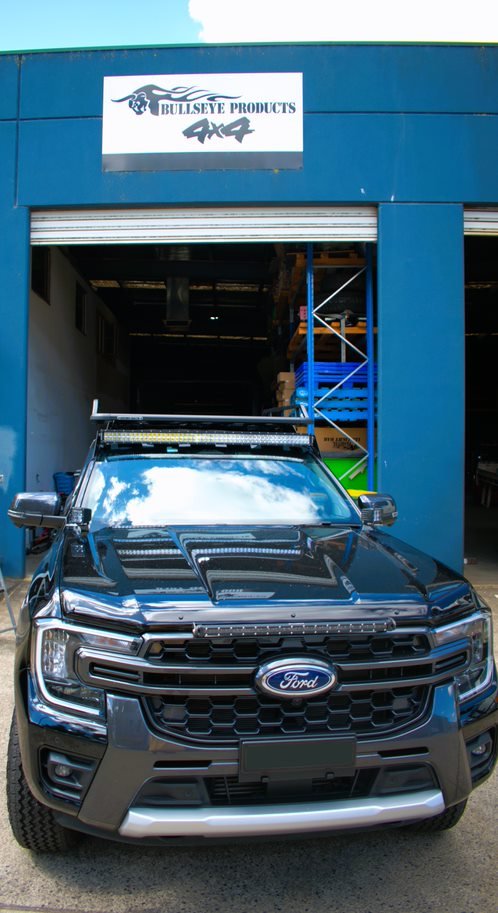 Ford Next Gen Ranger with 550" light bar and roof rack system