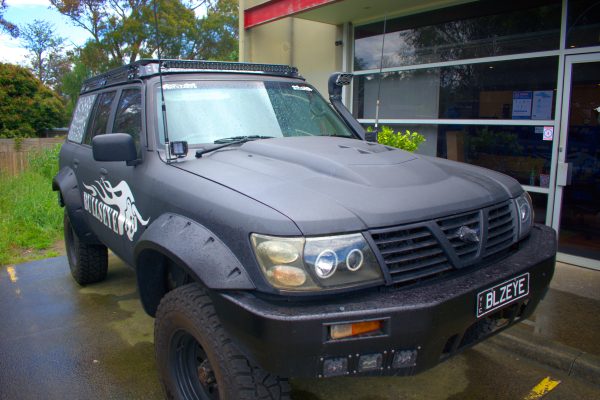 Nissan GU Patrol 2200mm Roof Rack Backbones Mounting Systems - Night Hawk Range