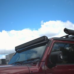 (Black) Jeep Wrangler - 50” Curved Windscreen Mounts