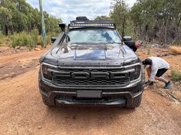 Ford Next-Gen Ranger - 50" Curved Windscreen Mounting Brackets