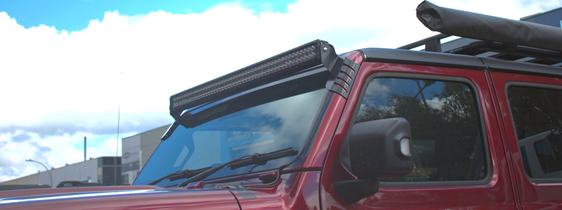 Jeep Wrangler 50" LED Lightbar Mounting Brackets